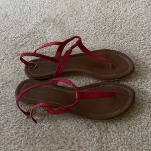 Nine West Red Sandals